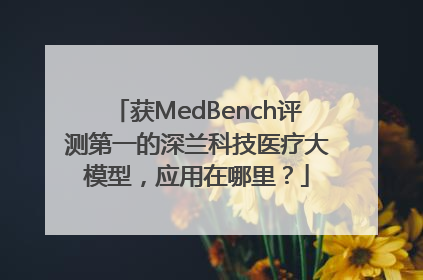获MedBench评测第一的深兰科技医疗大模型，应用在哪里？