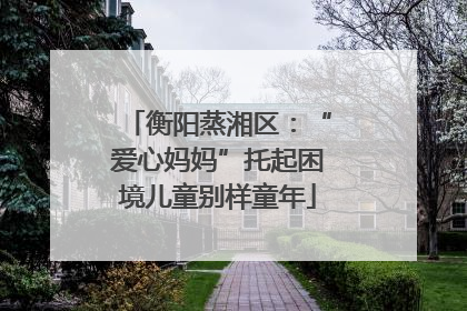 衡阳蒸湘区：“爱心妈妈”托起困境儿童别样童年