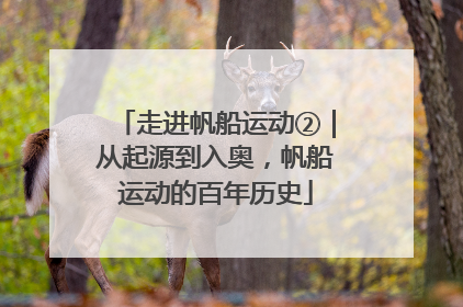 走进帆船运动②｜从起源到入奥，帆船运动的百年历史