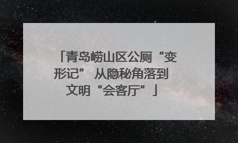 青岛崂山区公厕“变形记” 从隐秘角落到文明“会客厅”