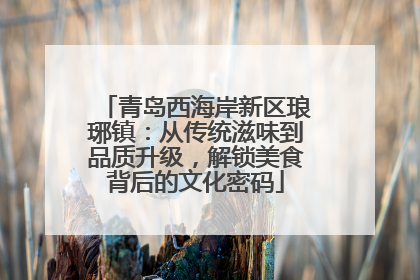 青岛西海岸新区琅琊镇：从传统滋味到品质升级，解锁美食背后的文化密码