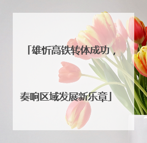 雄忻高铁转体成功，奏响区域发展新乐章