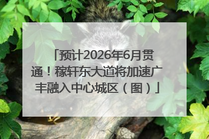 预计2026年6月贯通！稼轩东大道将加速广丰融入中心城区（图）