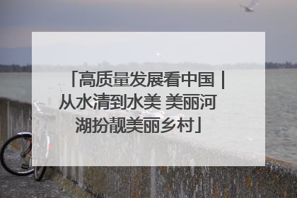 高质量发展看中国｜从水清到水美 美丽河湖扮靓美丽乡村