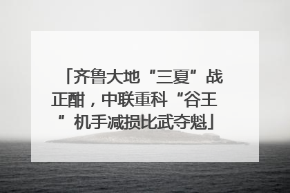 齐鲁大地“三夏”战正酣，中联重科“谷王”机手减损比武夺魁