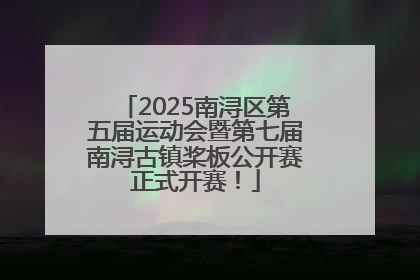 2025南浔区第五届运动会暨第七届南浔古镇桨板公开赛正式开赛！
