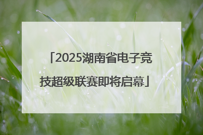 2025湖南省电子竞技超级联赛即将启幕