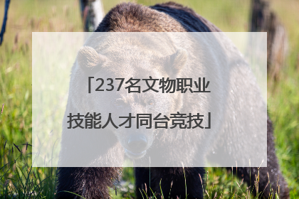 237名文物职业技能人才同台竞技