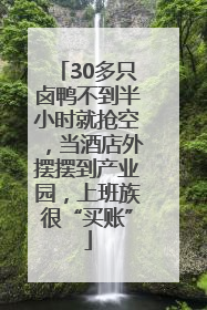 30多只卤鸭不到半小时就抢空，当酒店外摆摆到产业园，上班族很“买账”