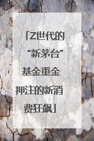 Z世代的“新茅台” 基金重金押注的新消费狂飙